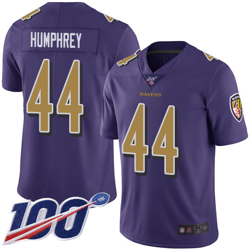 Baltimore Ravens Limited Purple Men Marlon Humphrey Jersey NFL Football #44 100th Season Rush Vapor Untouchable->women nfl jersey->Women Jersey